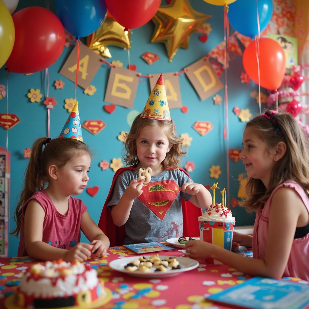 Superhero Theme Party